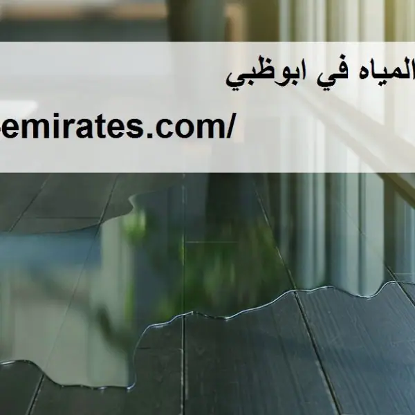 شركة كشف تسربات المياه في ابوظبي