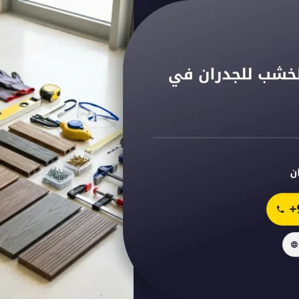 صورة تركيب بديل الخشب للجدران في الفجيرة